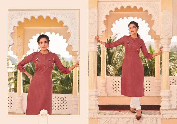 Kalaroop Walnut Designer Festive Wear Kurti 